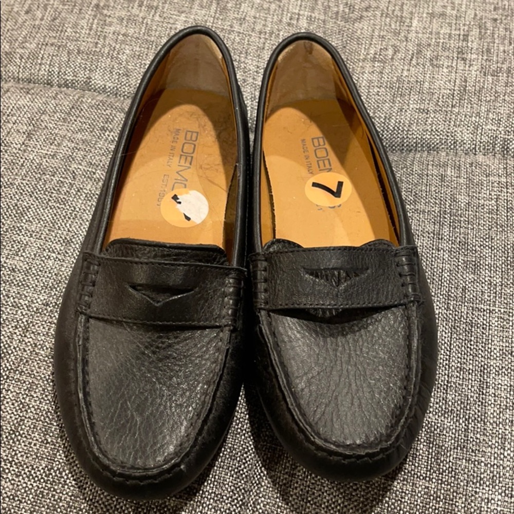 Boemos Black Loafers